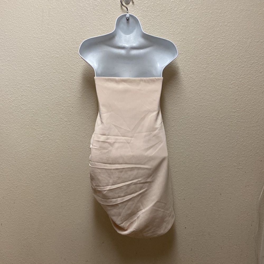 NBD Strapless Ruched Side Mini Dress Small - Picture 6 of 6